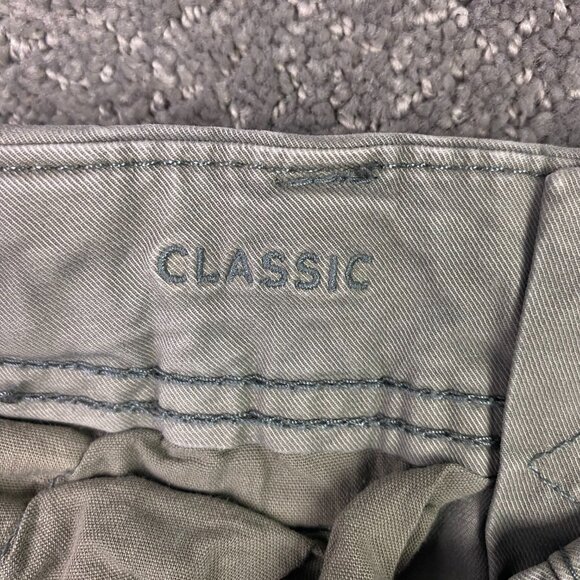 American Eagle Cargo Shorts Classic Length Men's 30 Faded Olive Green - Picture 5 of 11